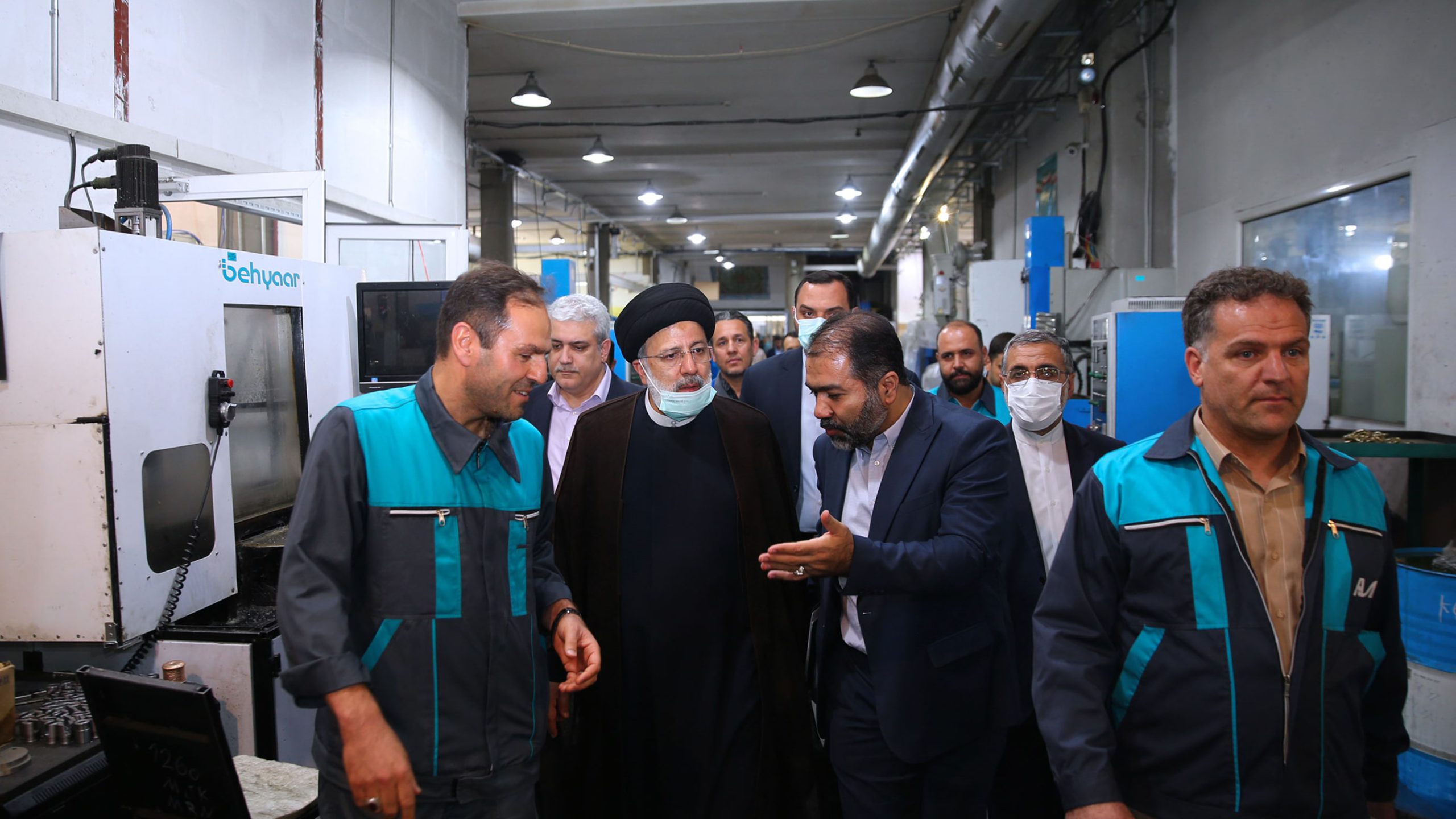 بازدید ریاست جمهوری از شرکت پرتوسازان سلامت کالای ایرانی