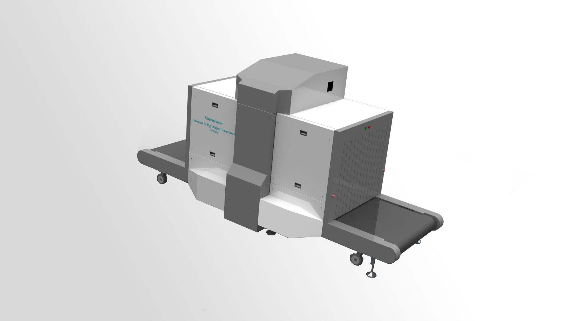 سامانه بازرسی چمدانی با دو منبع انرژی جداگانه